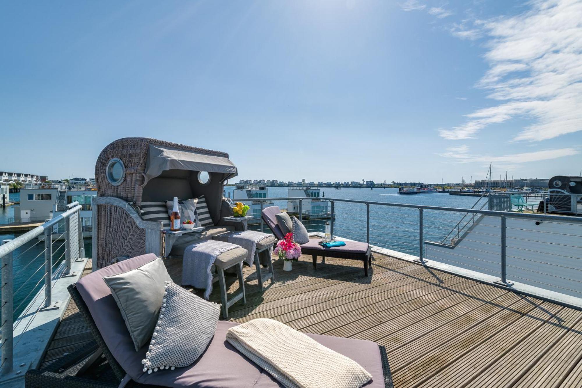 Triton: Meerblick, Sauna, Dachterrasse Olpenitz Ngoại thất bức ảnh