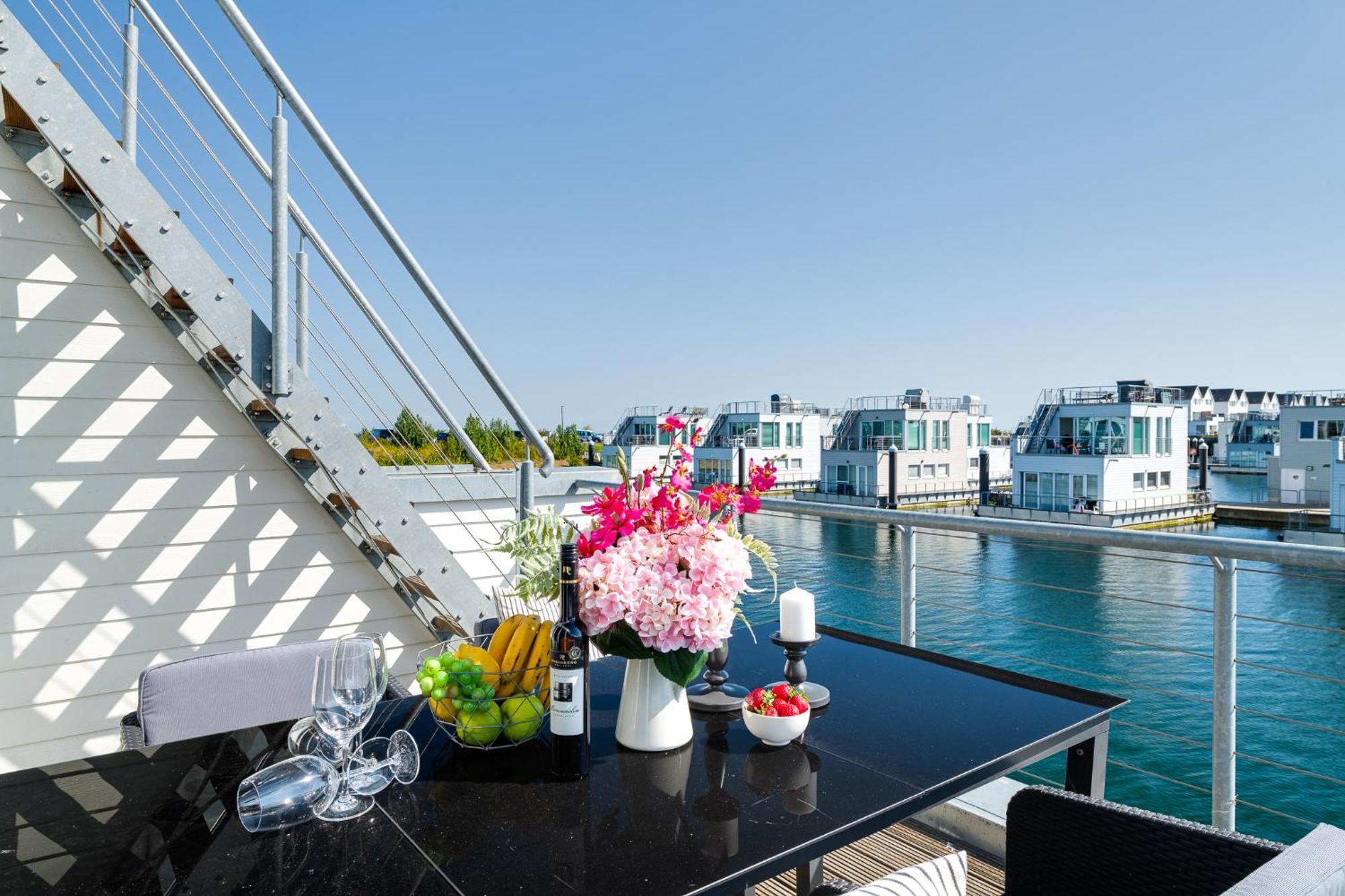 Triton: Meerblick, Sauna, Dachterrasse Olpenitz Ngoại thất bức ảnh