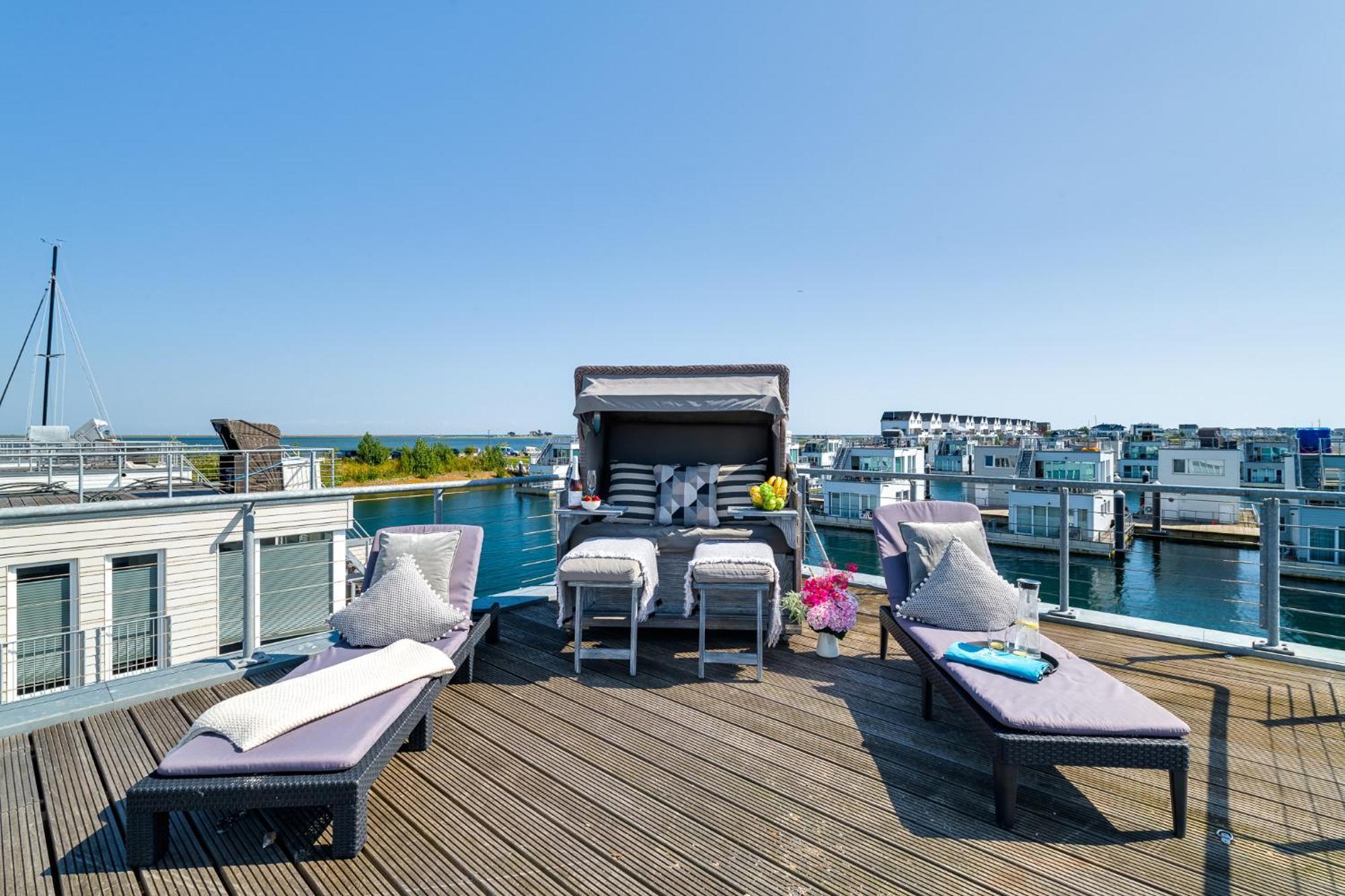 Triton: Meerblick, Sauna, Dachterrasse Olpenitz Ngoại thất bức ảnh